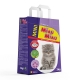 Nisip Miau Miau Mini, cu parfum de lavanda, 3 kg